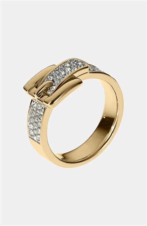 michael kors buckle ring|michael kors rings for women.